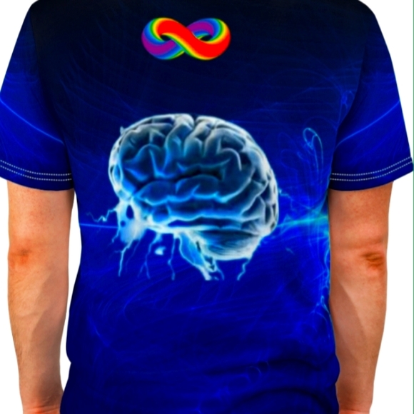 Neurodivergent and Proud of it! Unisex Cut & Sew Tee. Show Your Support - Picture 5 of 7